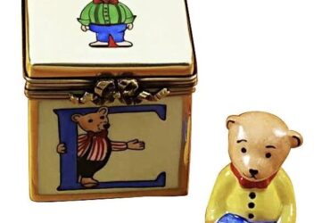 Teddy Bear Limoges Box