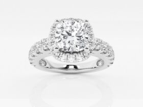 halo style engagement rings