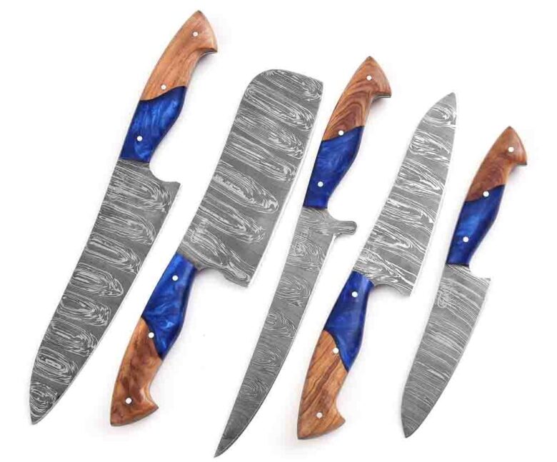 best Damascus knife set